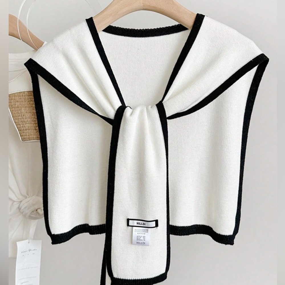๐ Knit Shrug Shawl Dickey - Picture 2 of 3